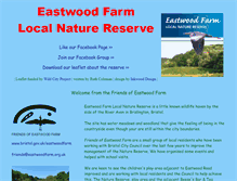 Tablet Screenshot of eastwoodfarm.org.uk